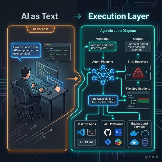 AI as Text vs Execution Layer — GitHub Copilot SDK biến AI thành infrastructure chạy trong bất kỳ app nào