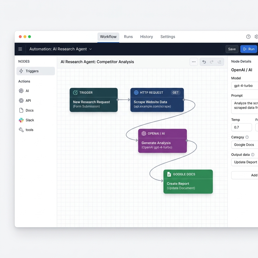 AI Research Agent Workflow